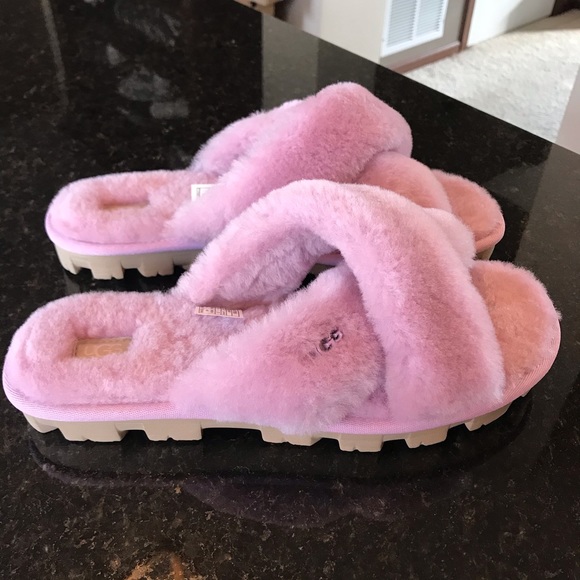 UGG Fuzzette Slippers, California Aster, Pink - Picture 11 of 15